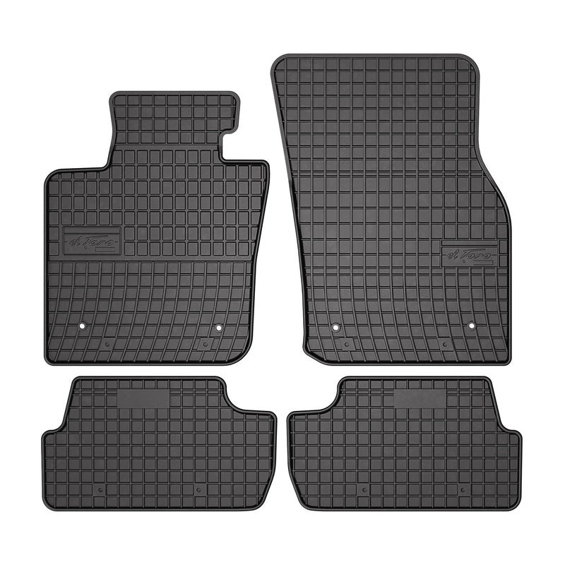 2014-2023 Mini Cooper S Floor Mats Liners Full Set All Weather Rubber Black