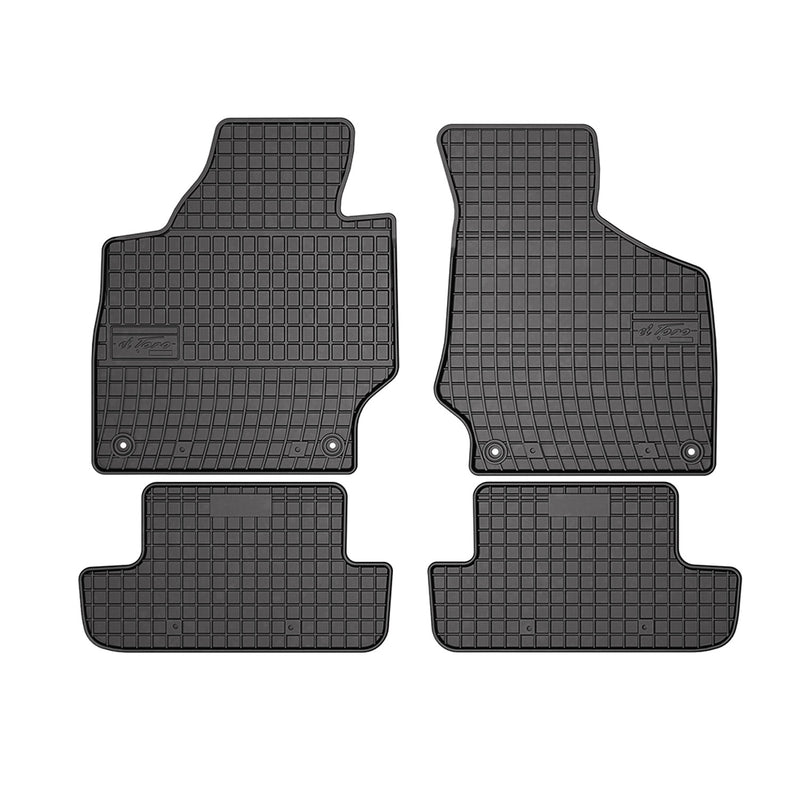 2006-2014 Audi TT Floor Mats Liners Full Set All Weather Rubber Black