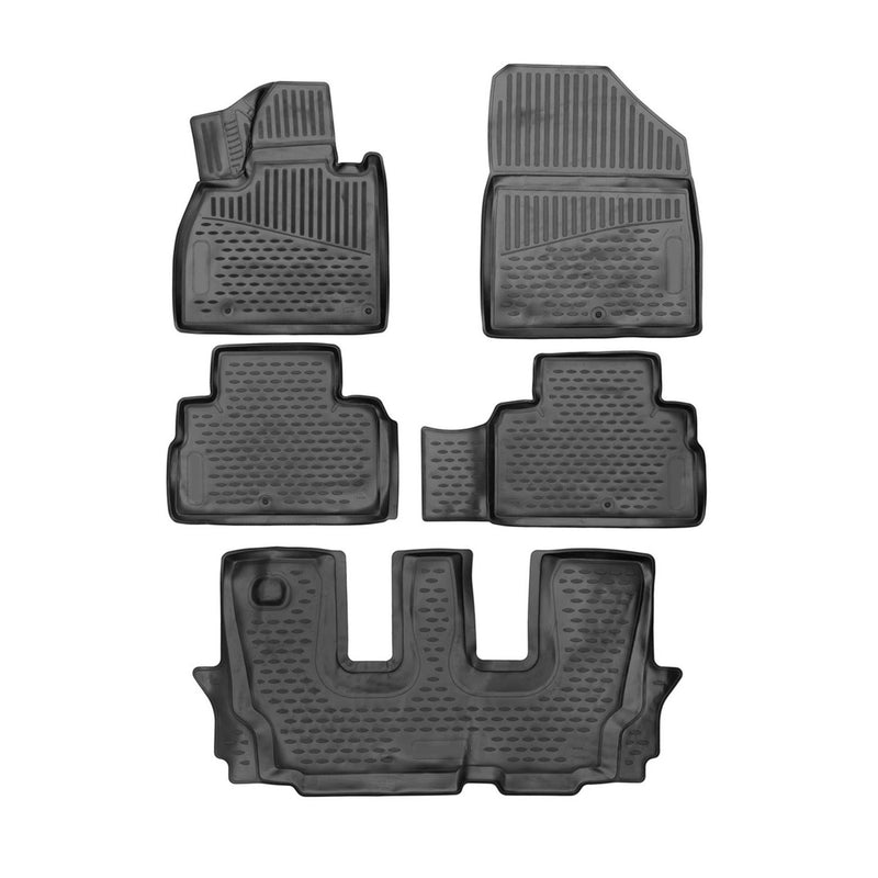 2020-2024 Hyundai Palisade Floor Mats Liners Full Set All Weather Black