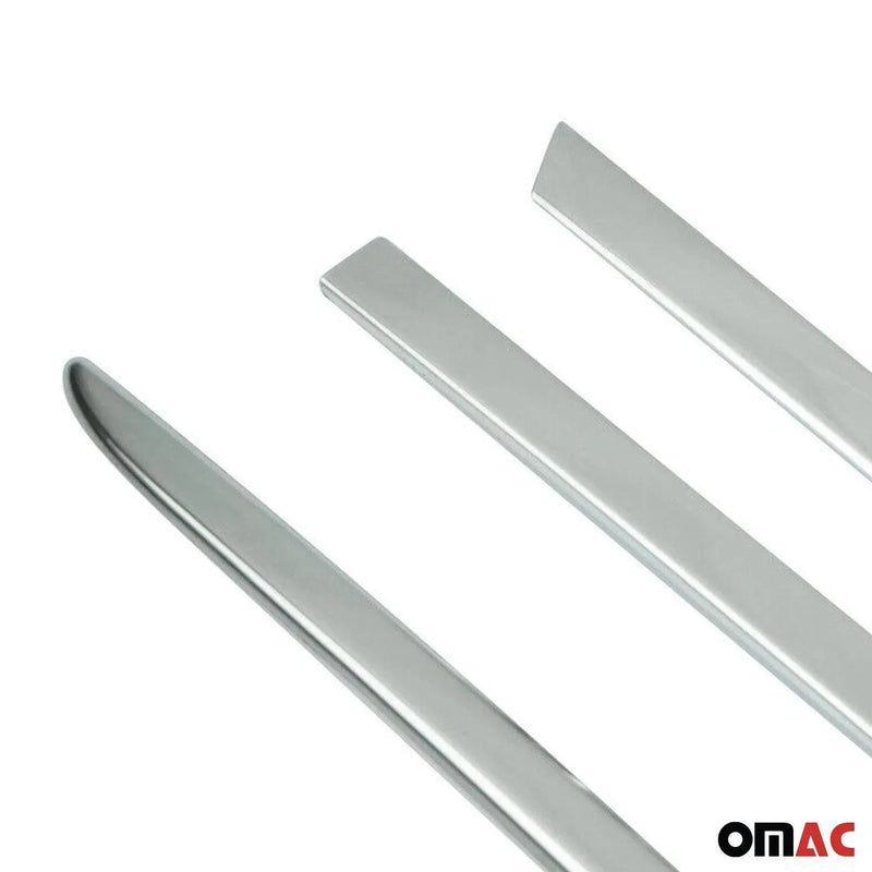 Front Bumper Grill Trim Molding for Dodge Sprinter 2003-2006 Steel Silver 5 Pcs - OMAC USA