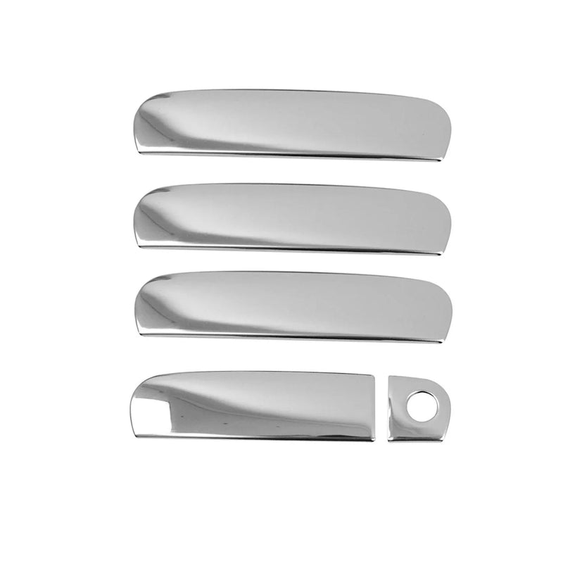 Car Door Handle Cover Protector for Audi A6 Sedan 2005-2011 Steel Chrome 5 Pcs - OMAC USA