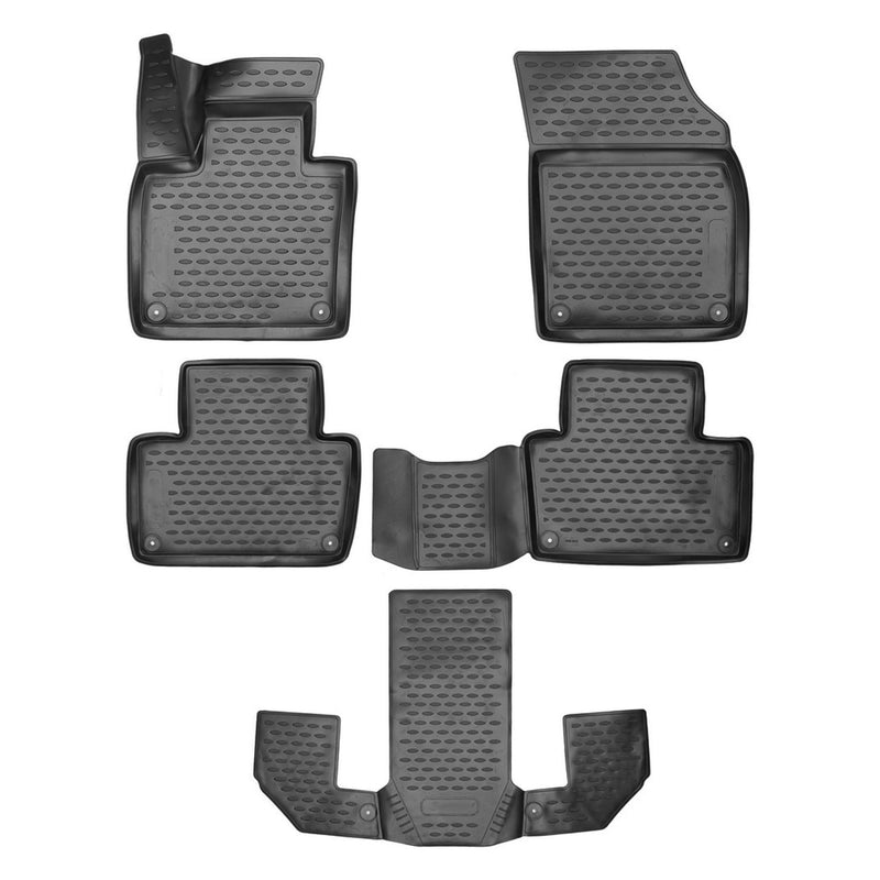 2016-2024 Volvo XC90 Floor Mats Liners Full Set All Weather Black