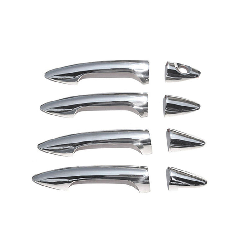 2012-2017 Hyundai Accent Car Door Handle Cover Protector Steel 8 Pcs