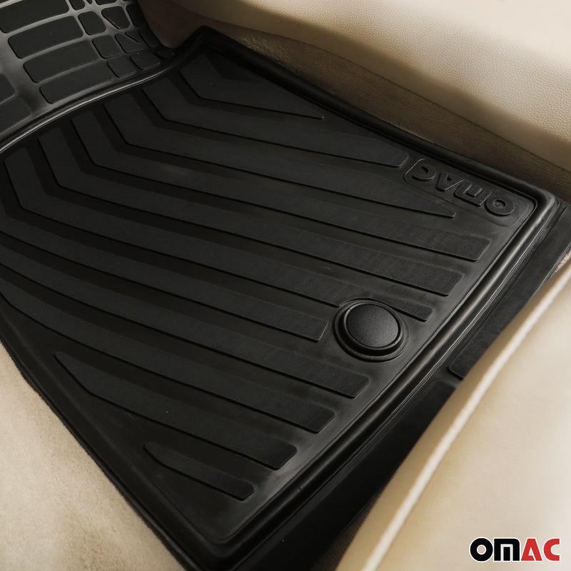 GMC Semi-Custom fit Floor Mats Liner All Weather 3D Black Waterproof 4Pcs