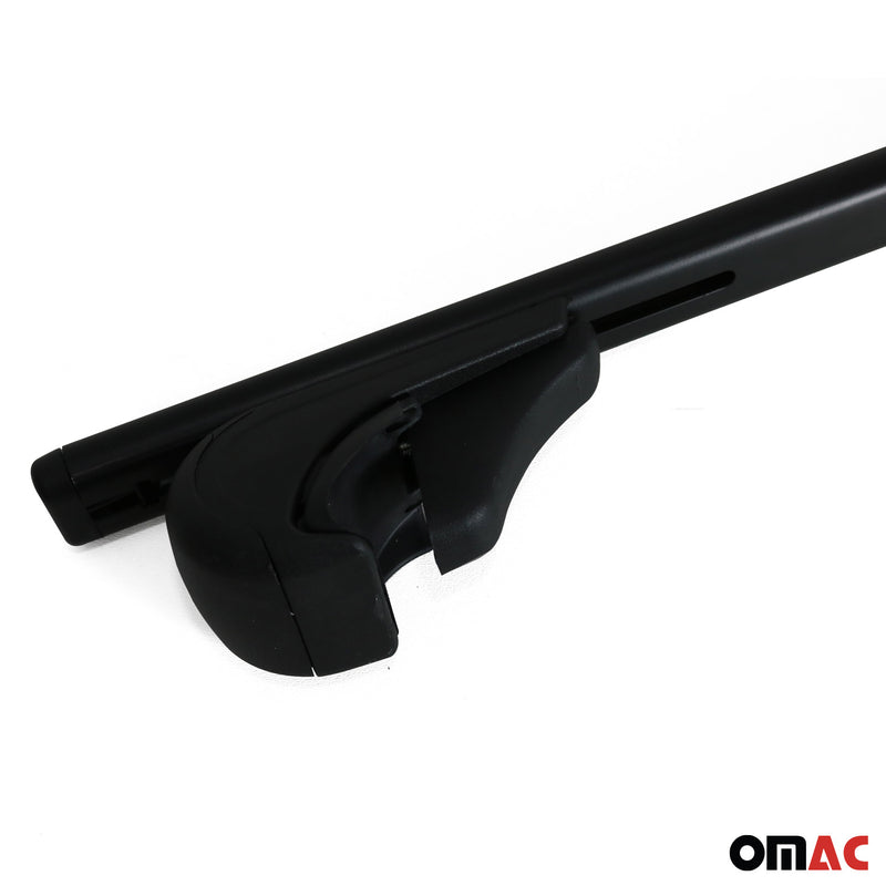 2001-2005 Audi A4 Wagon Roof Rack Cross Bars Black