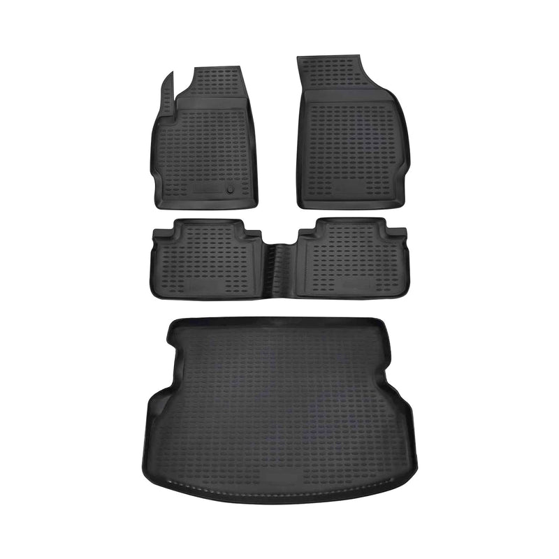 2008-2011 Mercury Mariner Floor Mats & Cargo Liner Full Set All Weather Black