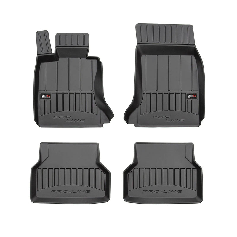 2004-2010 BMW 5 Series E61 Wagon Premium Floor Mats Liners Full Set All Weather Heavy Duty Black