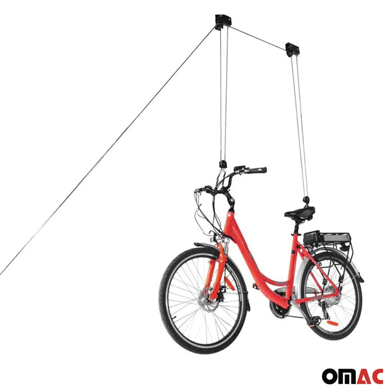 Menabo Roof Box Lift Holder Bike Lift Garage for 66Lbs Capacity