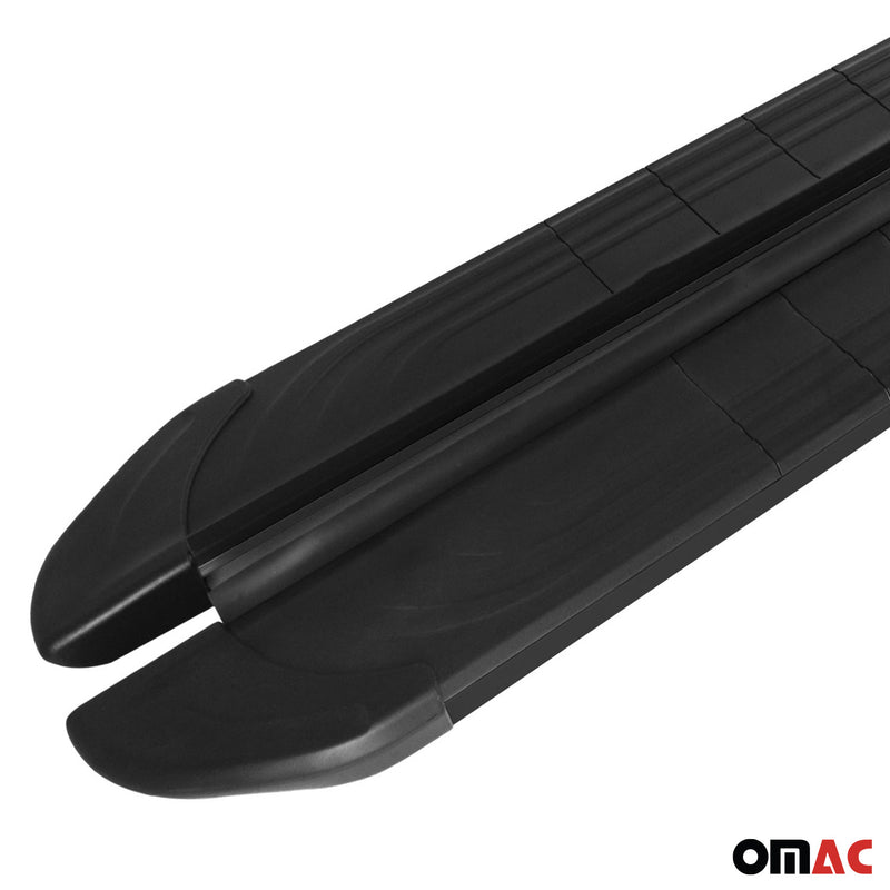 Side Step Running Boards Nerf Bars for Toyota Sienna 2011-2020 Black 2 Pcs