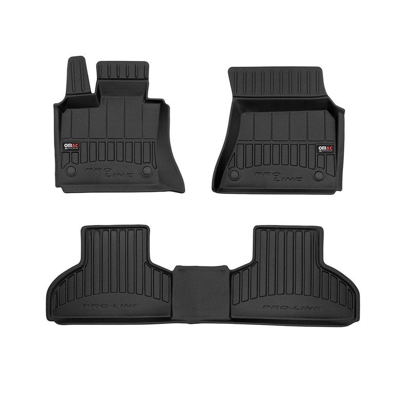 2014-2018 BMW X5 F15 F85 Premium Floor Mats Liners Full Set All Weather Heavy Duty Black