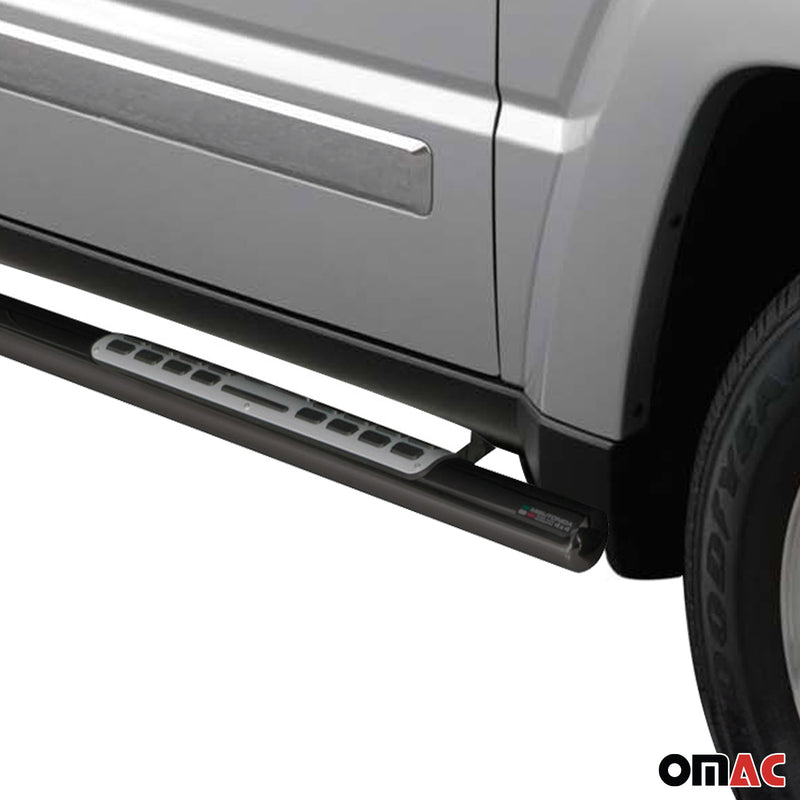 2008-2013 Jeep Liberty Running Boards Side Steps Black