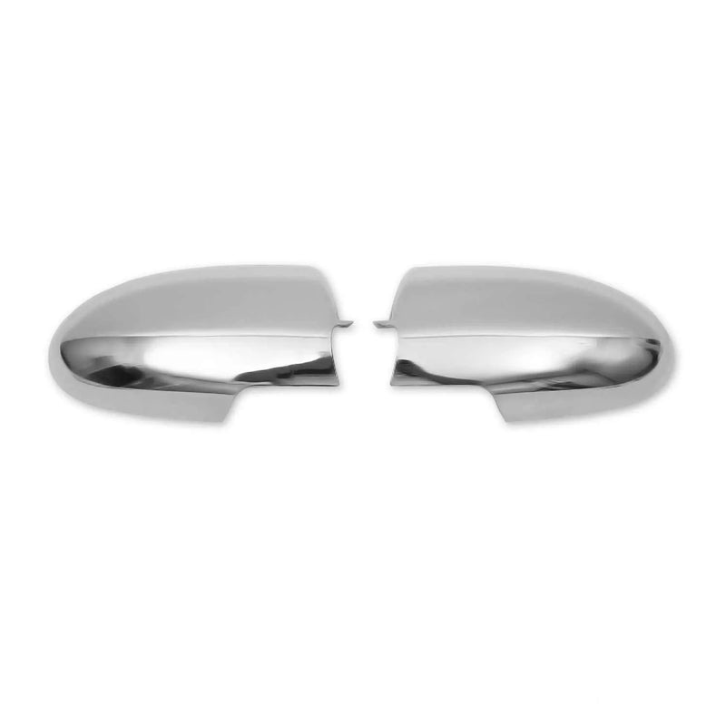 Side Mirror Cover Caps Fits Hyundai Accent 2006-2011 Chrome Silver 2 Pcs - OMAC USA