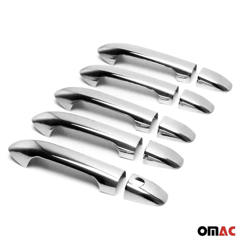 Car Door Handle Cover Protector for Mercedes Metris 2016-2024 S. Steel 10x - OMAC USA