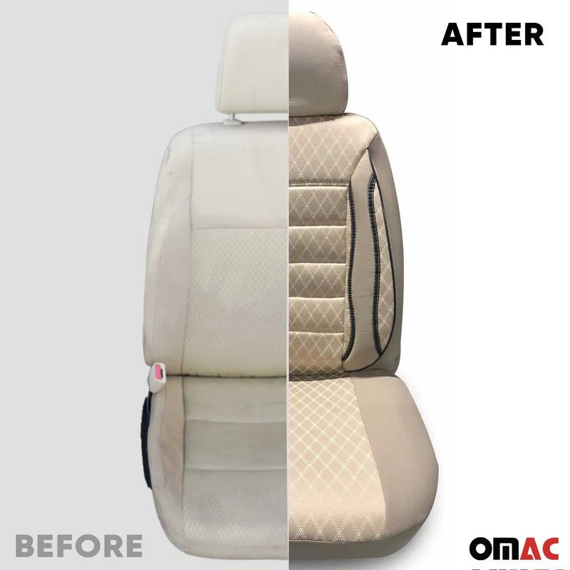 2015-2022 RAM Promaster City Front Car Seat Covers Protector Beige 2+1 Set