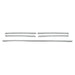 Front Bumper Grill Trim Molding for Dodge Sprinter 2003-2006 Steel Silver 5 Pcs - OMAC USA