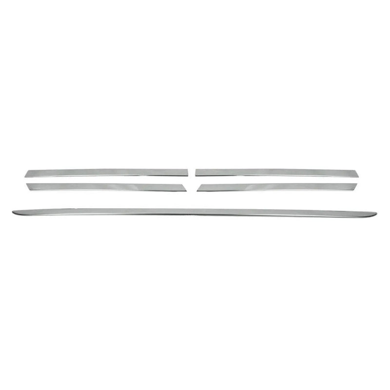 Front Bumper Grill Trim Molding for Dodge Sprinter 2003-2006 Steel Silver 5 Pcs - OMAC USA