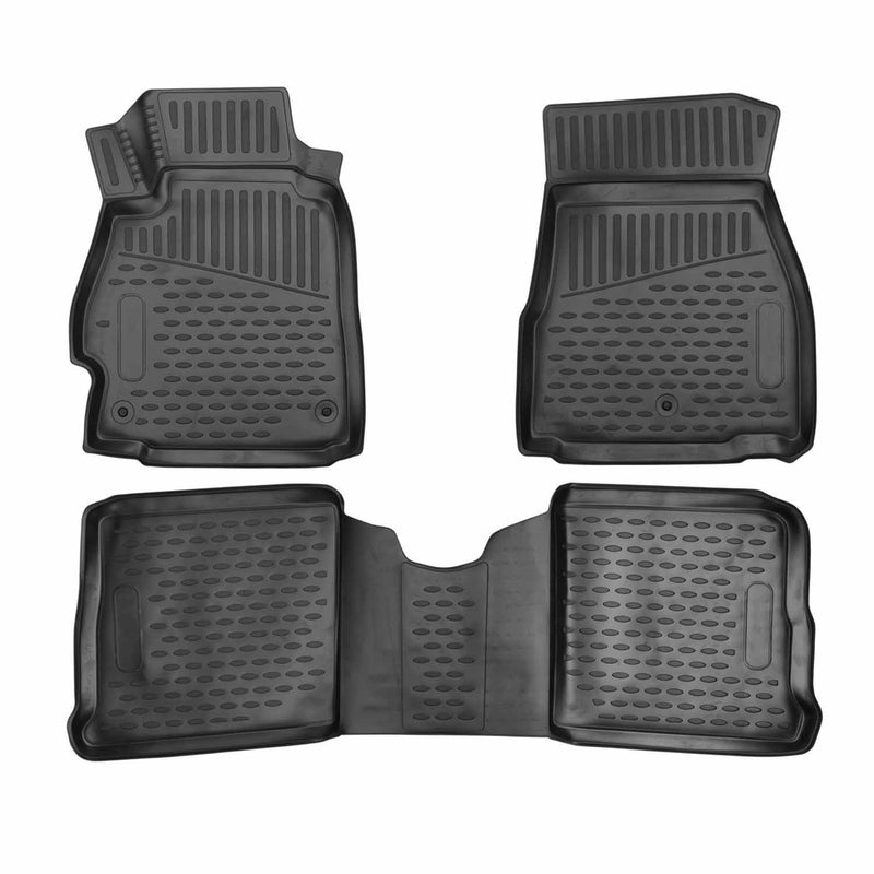 2020-2024 Nissan Versa Floor Mats Liners Full Set All Weather Black