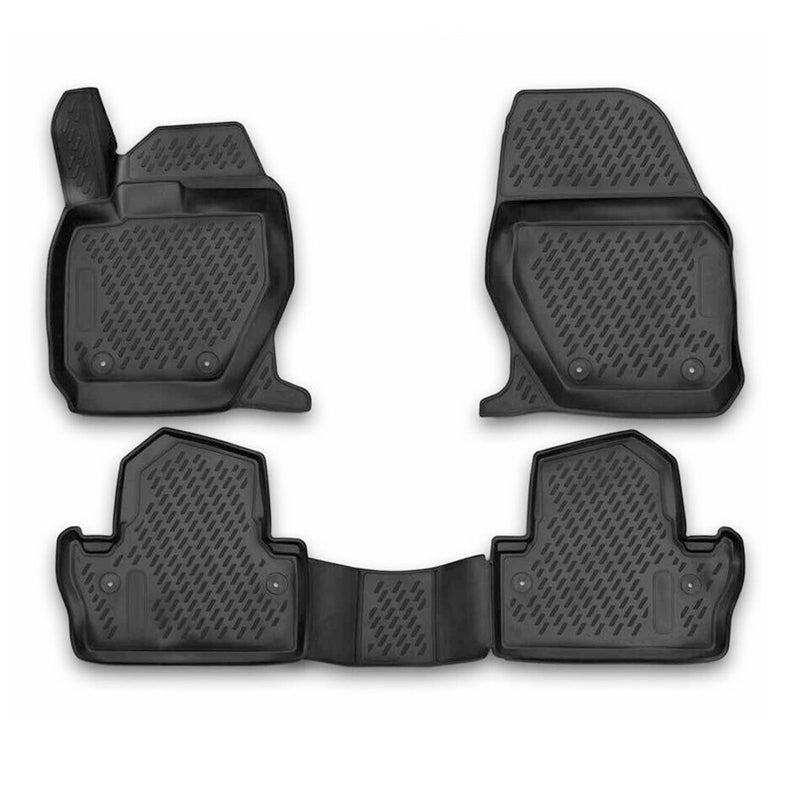 2007-2016 Volvo S60 V60 S80 V70 XC70 Floor Mats Liners Full Set All Weather Black