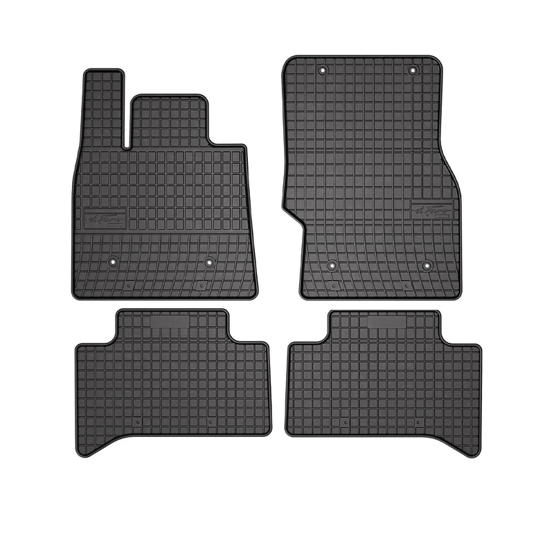 2017-2024 Alfa Romeo Stelvio Floor Mats Liners Full Set All Weather Rubber Black