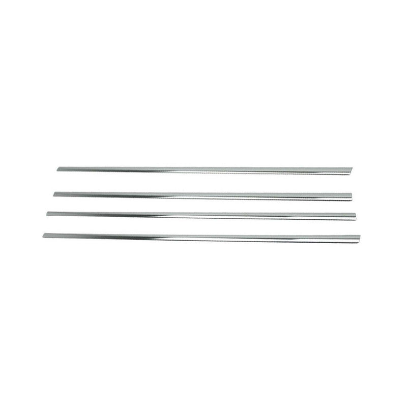 2011-2015 Chevrolet Aveo Sedan Window Molding Trim Streamer Steel Silver 4x