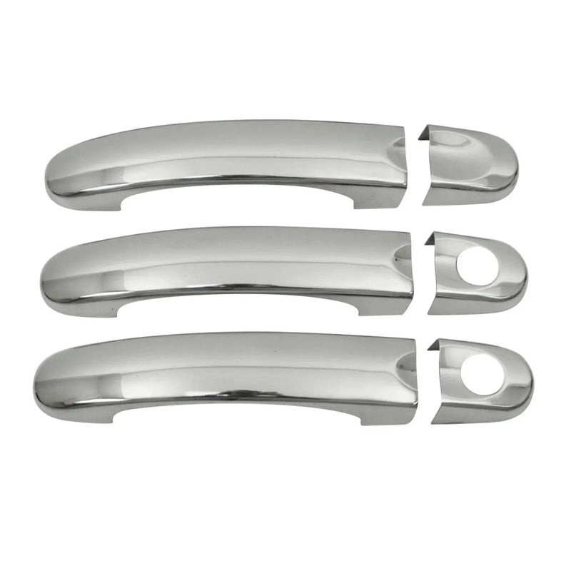 Car Door Handle Cover Protector for VW Tiguan 2018-2024 Steel Chrome 8 Pcs - OMAC USA