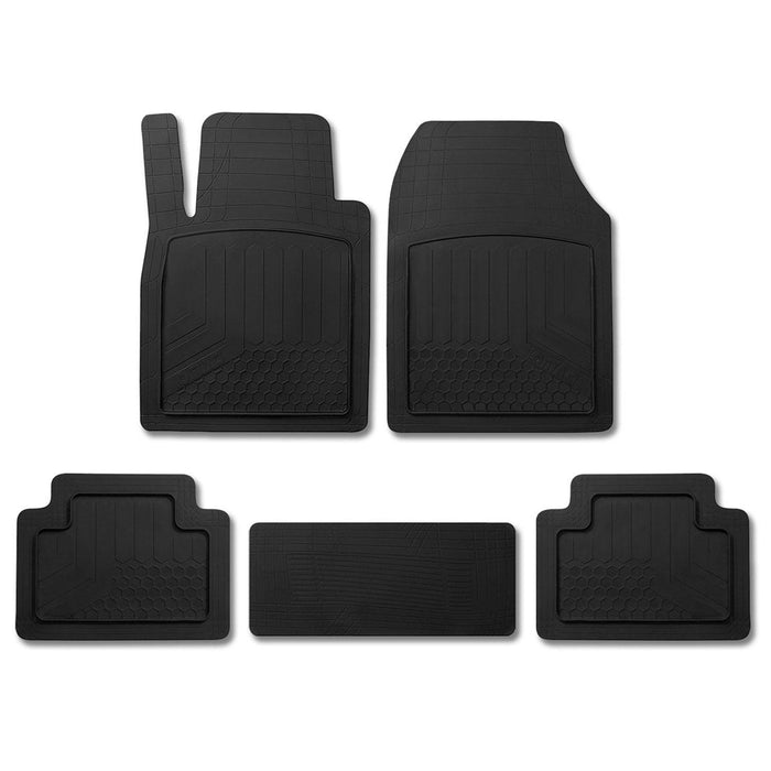 Trimmable Floor Mats Liner All Weather for Chevrolet 3D Black Waterproof 5Pcs - OMAC USA
