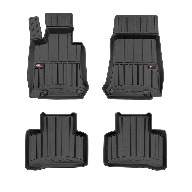 2021-2023 Mercedes EQC Premium Floor Mats Liners Full Set All Weather Heavy Duty Black