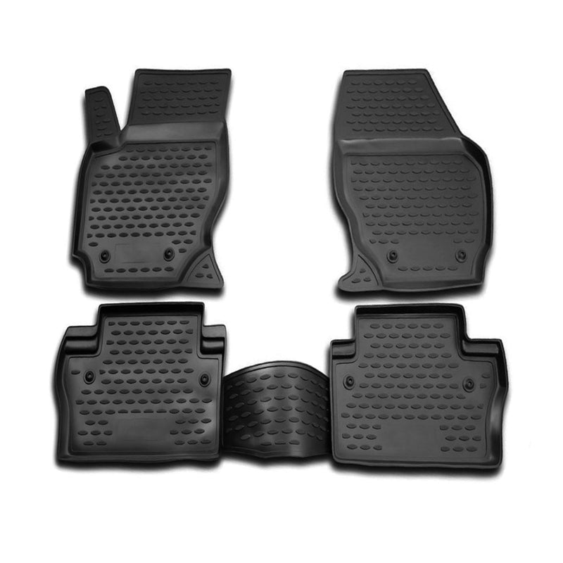 2008-2016 Volvo XC70 Floor Mats Liners Full Set All Weather Black