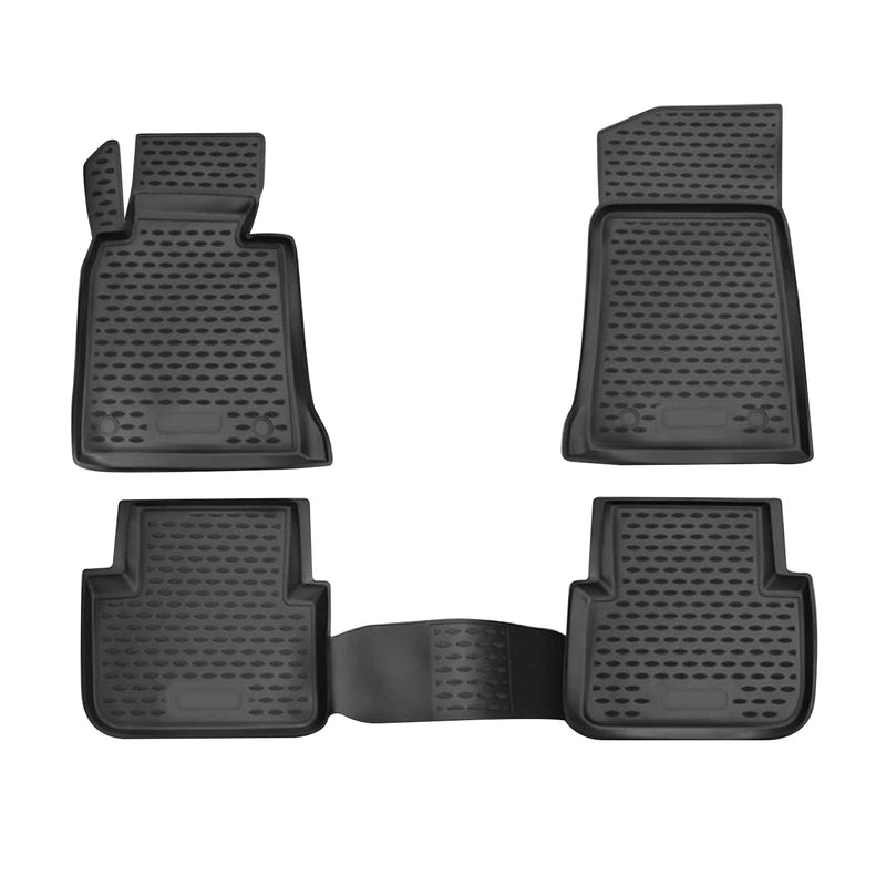 1999-2005 BMW 3 Series E46 Sedan & Touring Floor Mats Liners Full Set All Weather Black