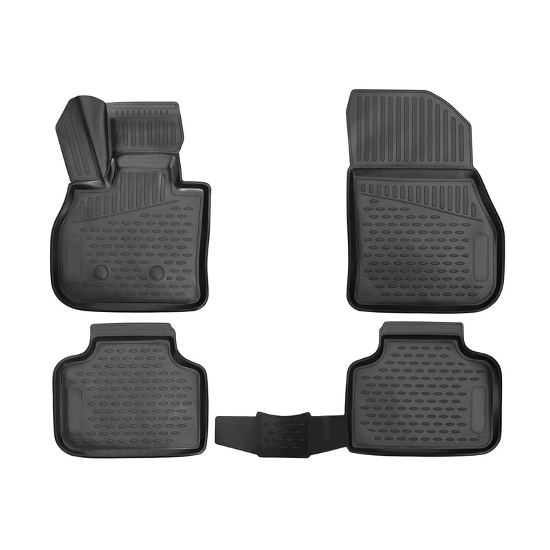 2017-2019 Mini Countryman F60 Floor Mats Liners Full Set All Weather Black