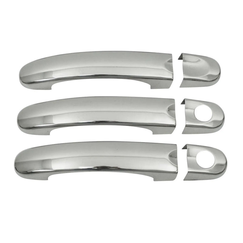 2011-2018 VW Touareg Car Door Handle Cover Protector Steel Chrome 8 Pcs