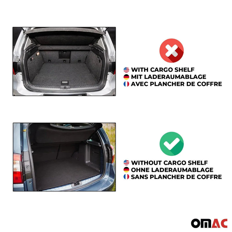 2015-2021 Opel Astra Hatchback Premium Cargo Liner Trunk Mat All Weather Heavy Duty Black