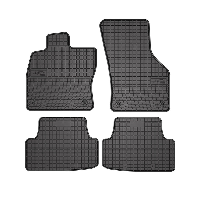 OMAC Floor Mats Liner for Audi A3 2015-2020 Black Rubber All-Weather 4 Pcs