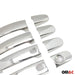 Car Door Handle Cover Protector for Mazda Tribute 2008-2011 Steel Chrome 8 Pcs - OMAC USA