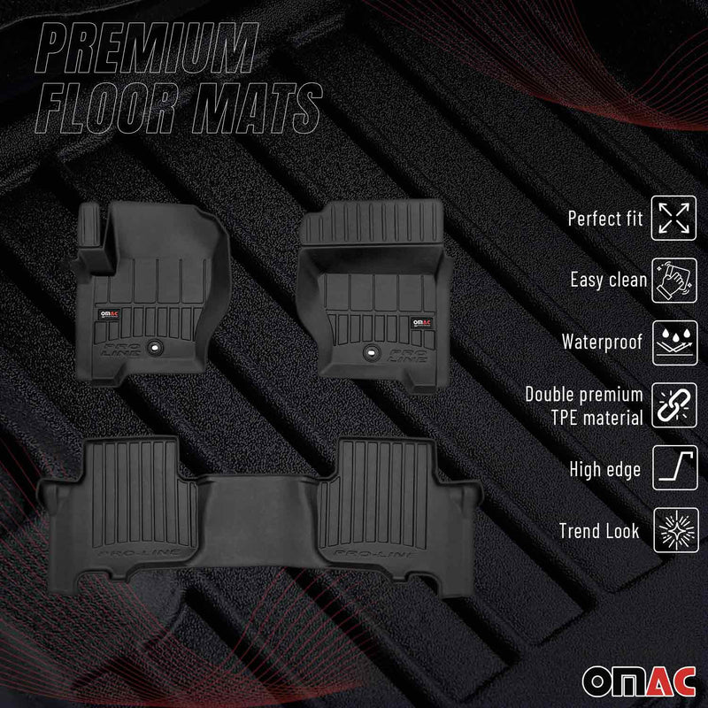 2005-2009 Land Rover LR3 Premium Floor Mats Liners Full Set All Weather Heavy Duty