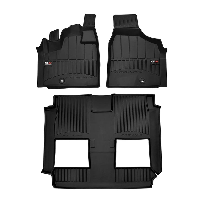 2008-2020 Dodge Grand Caravan Premium Floor Mats Liners Full Set All Weather Heavy Duty