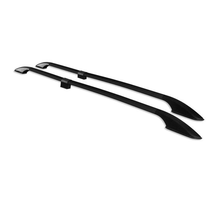 Roof Rack Side Rails for RAM ProMaster City 2015-2022 L2 Long Aluminium Black 2x