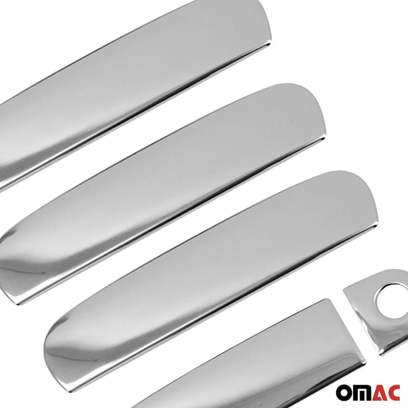 Car Door Handle Cover Protector for Audi A4 2001-2005 Steel Chrome 5 Pcs - OMAC USA