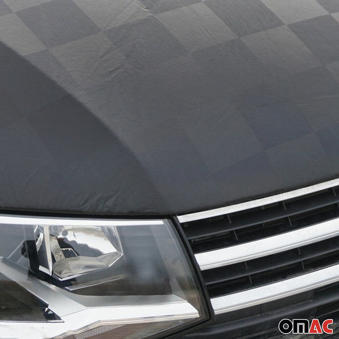 Car Bonnet Mask Hood Bra for Mercedes Sprinter W906 2014-2018 Black 1Pc Vinyl