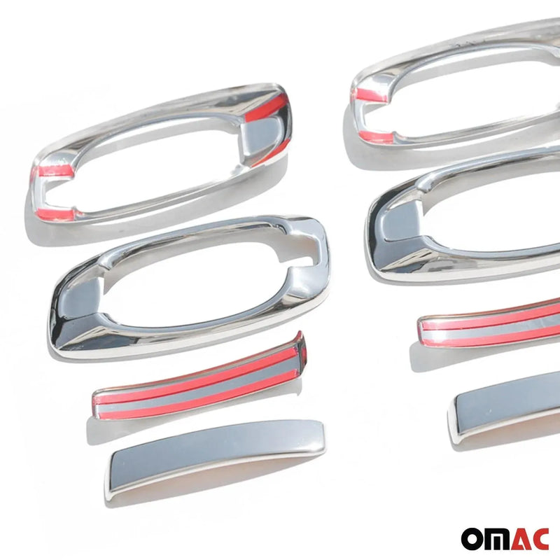 Car Door Handle Cover Protector for RAM ProMaster City 2015-2022 Steel 8 Pcs - OMAC USA