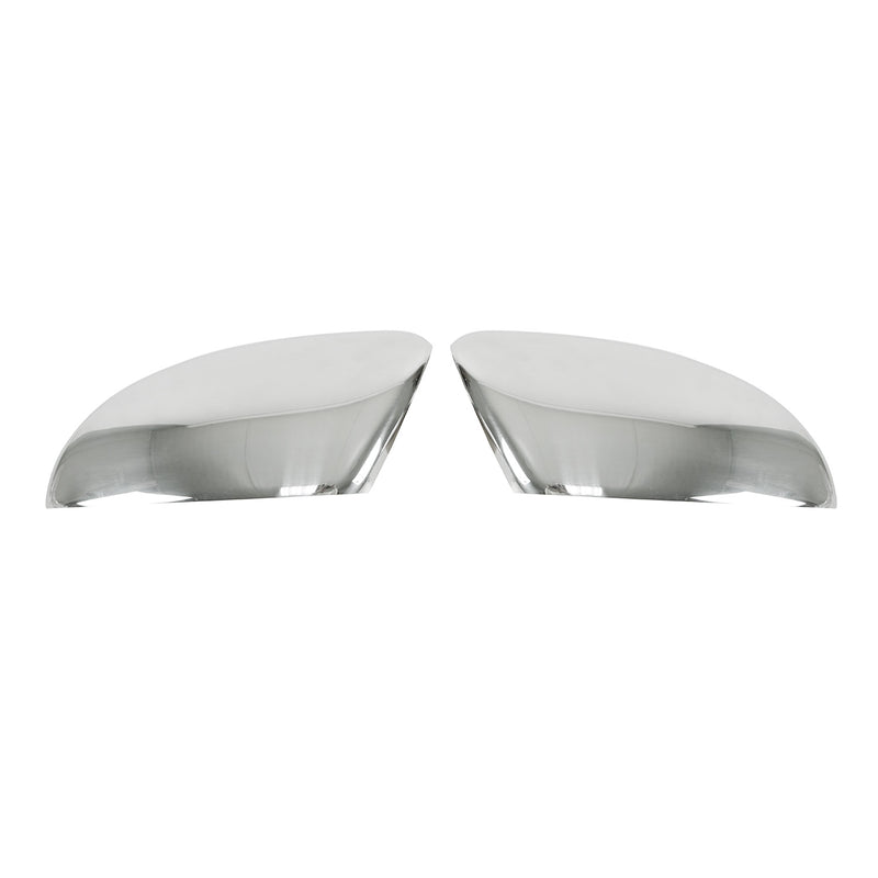 2012-2016 VW EOS Side Mirror Cover Caps Steel Silver 2 Pcs