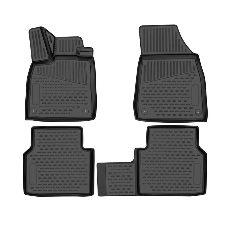 2020-2024 Volkswagen ID.4 Floor Mats Liners Full Set All Weather Black