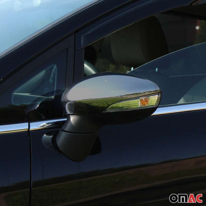 2011-2019 Ford Fiesta / B-Max Side Mirror Cover Caps Dark 2 Pcs