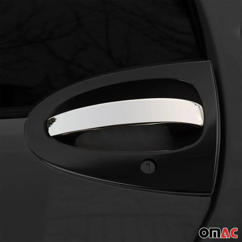 Car Door Handle Cover Trim for Smart ForTwo 2007-2015 Steel Chrome 2 Pcs - OMAC USA