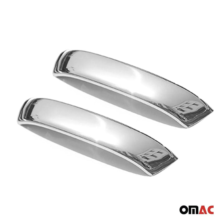 Car Door Handle Cover Trim for Smart ForTwo 1998-2007 Steel Chrome 2 Pcs