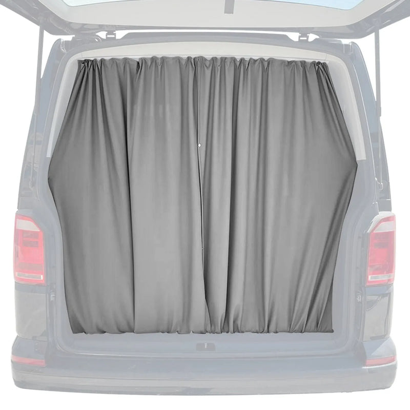 Chevrolet Astro Trunk Tailgate Curtains Gray 2 Privacy Curtains