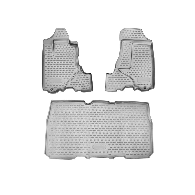 2003-2011 Honda Element Floor Mats Liners Full Set All Weather Gray