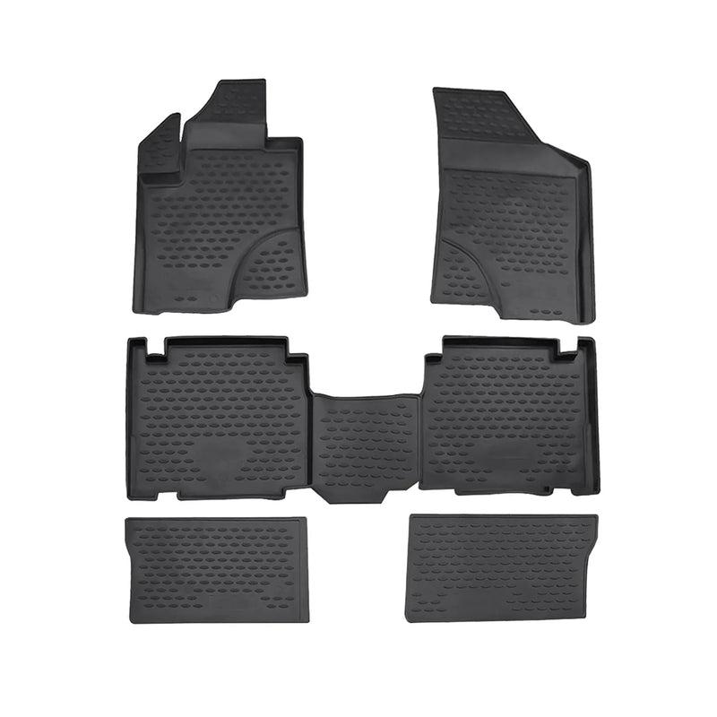 2007-2012 Hyundai Veracruz Floor Mats Liners Full Set All Weather Black