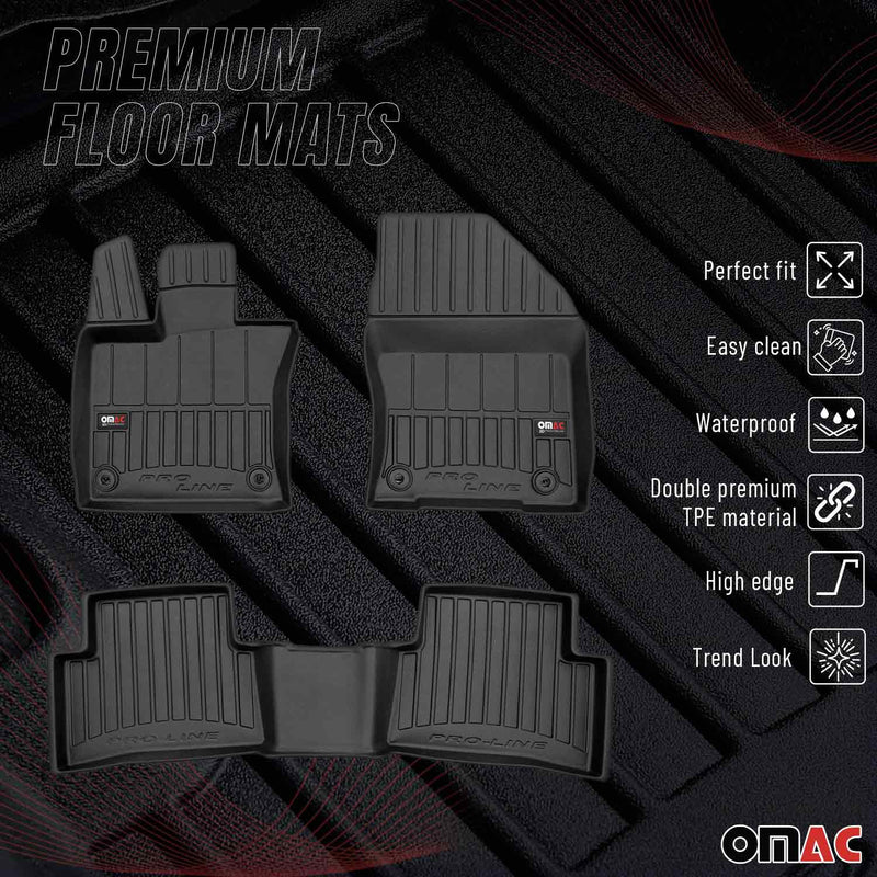 2019-2024 Lexus UX200 UX250h Premium Floor Mats Liners Full Set All Weather Heavy Duty