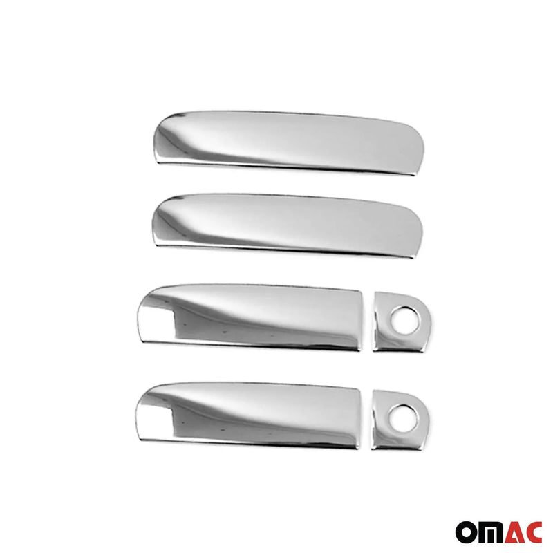 1996-2005 Audi A4 Car Door Handle Cover Protector Steel Chrome 6 Pcs